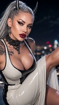 Latexbeine lassen dich kriechen