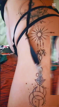 Wild Blue Haired Petite: Evidence of a Rough Weekend in Black Lingerie.. I Play Too Hard..