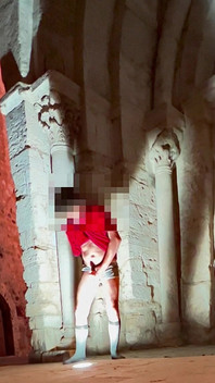 Very Risky and Immense Ejaculation in a Very Public Place