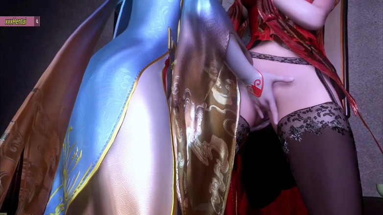 Soiyu Hentai: 美杜莎女王和冯庆仪引诱 - 3D 动画