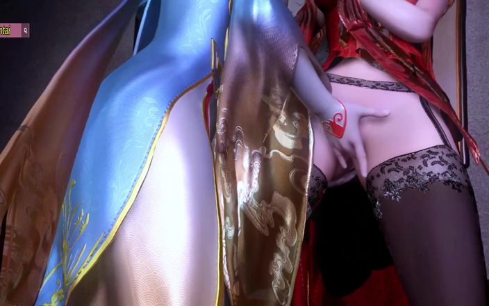 Soiyu Hentai: Nữ hoàng Medusa và Feng Qing Yi quyến rũ - hoạt...