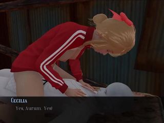 Audio sex story: World&#039;s Crossing Academyのゲームのイントロで、ビデオの最後にセックスシーンがあります。
