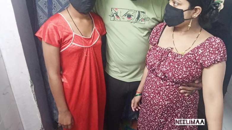 Neelimaa: Indian Desi Jeeja Sali and Wife Threesome Video. Indian Threesome...
