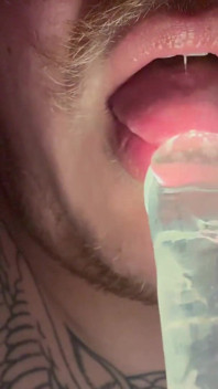 Glowing Dildo - Smoking
