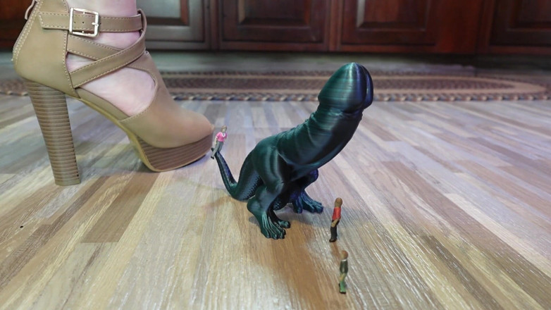 Raven Willow: Memancut mani pada batang kecil dengan dino