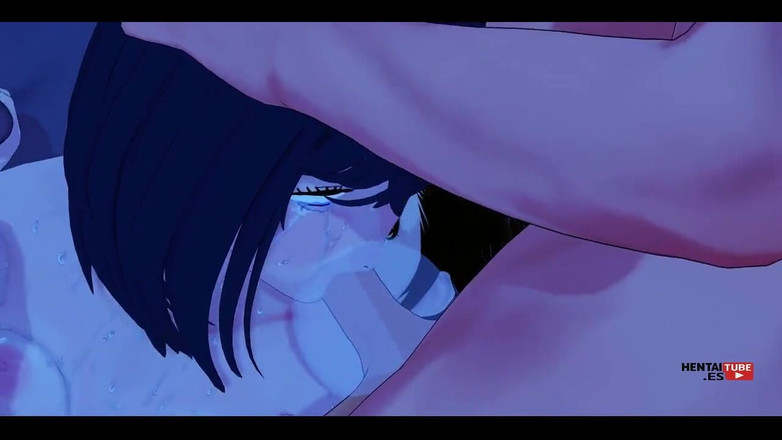 HentaiTubes: Dandadan Hentai - Momo Ayase wordt geneukt door 5 mannen aftrekken, dubbele...