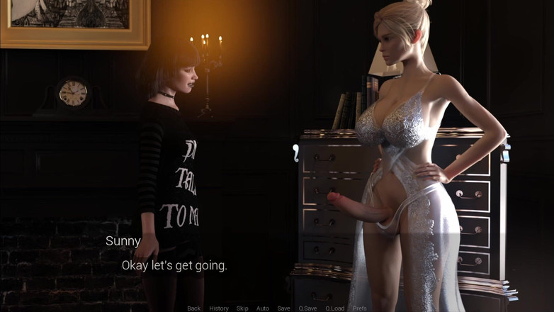 Trans Asura: Cadela Sunny me condenou com vestido - o espessamento