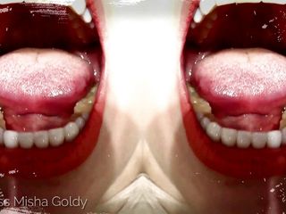Goddess Misha Goldy: Makan aku jusmu dan kemudian dirimu sendiri