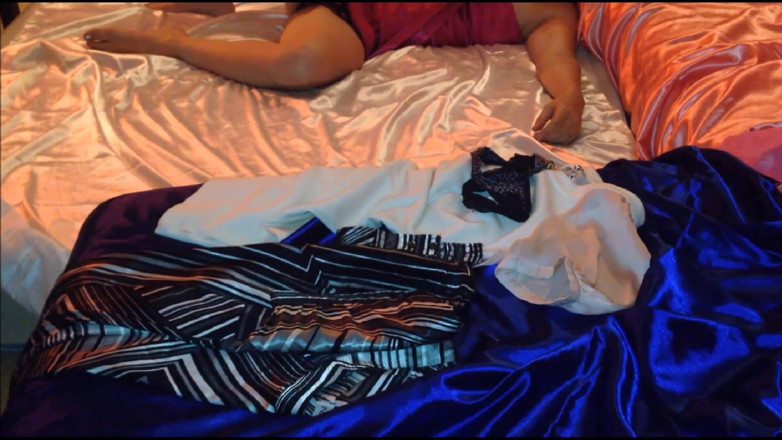 Sexy O2: 01- Pounded milf in her satin lingerie (thongs, dresses), rimming, doggy,...
