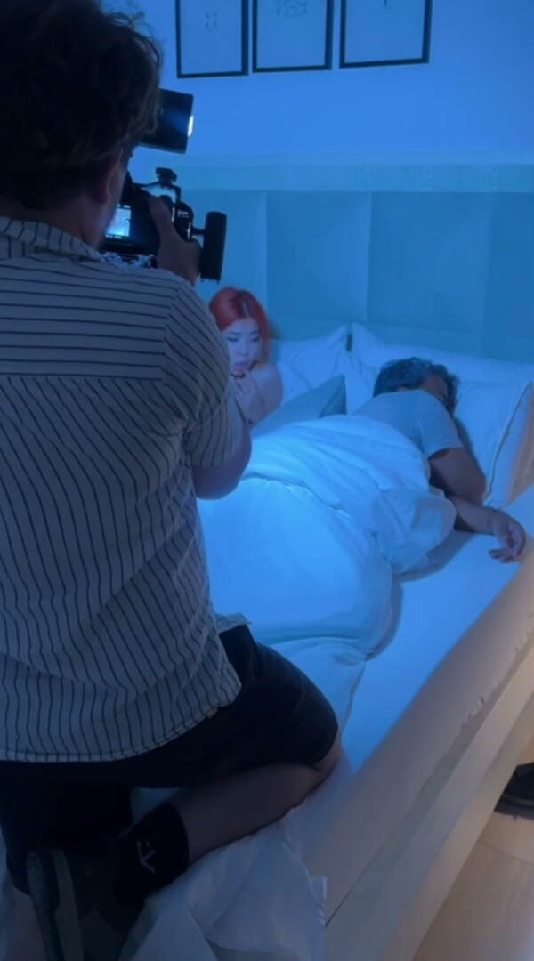 celestealba: Brother-in-law Share a Bed Behind the Scenes