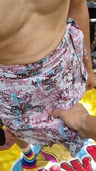 Fucking Sucker in a Skirt and Leggings. Cum. Exclusive Fuck in the Park in Public