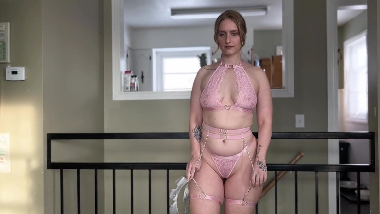 Nerdy Nympho: 4K Transparent Lingerie Try on