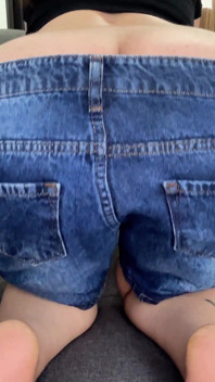 Short Jeans Ass Fart Blasts Straight to Your Face