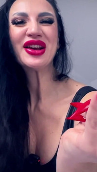 Long Nails Goddess Makes You Stroke for Her