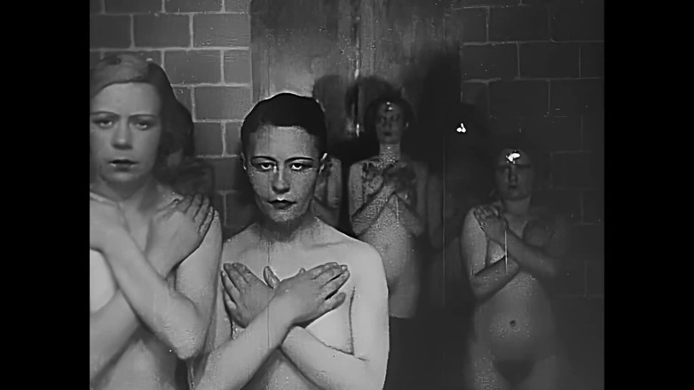 Vintage Erotic Archive: Messe Noire 1928 відновлений тихий еротичний фільм
