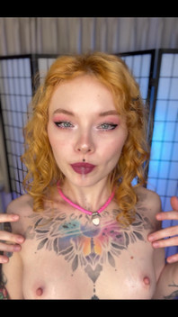 Would you like to spit on my tits and play with them like I do?