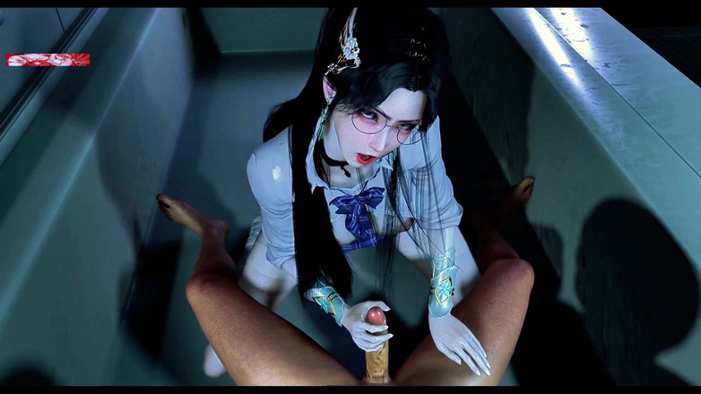 X Hentai: Studentka cyfrowo ulepszona bogini - hentai animacja 3D