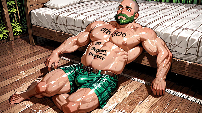 Erotic Man: Ai Gay Lelaki Berotot Dengan Bonjolan Besar