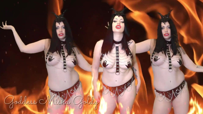 Goddess Misha Goldy: Son orgazmını al ve iblisin için kendini boşalt! 31 talimatı- fantasy 31...