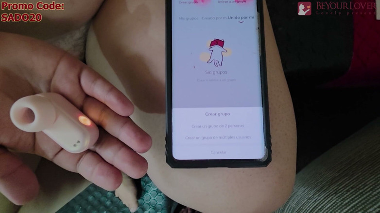 Sado Hentai: This Beyourlover Earpod Alggie Suction Vibrator Makes My Asshole and...