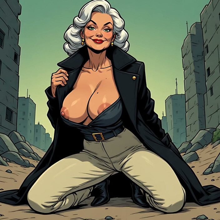 AI Porn: Seni belahan dada dan toket nenek dewasa