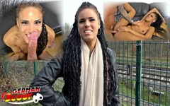 Premier rendez-vous avec une latina allemande - La mince Christy Ley se fait baiser