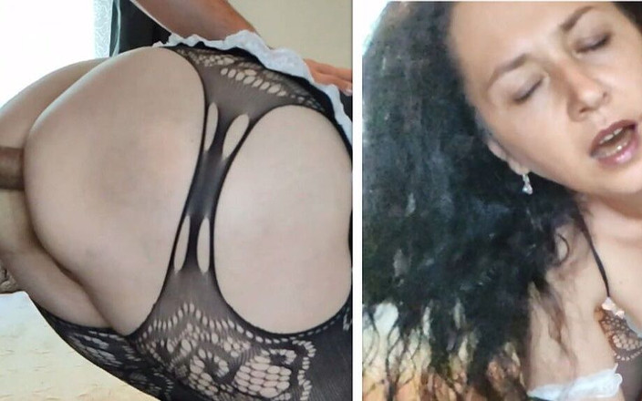 Winonna8: Pembantu rumah MILF ditemu bual dan kongkek creampie pantat