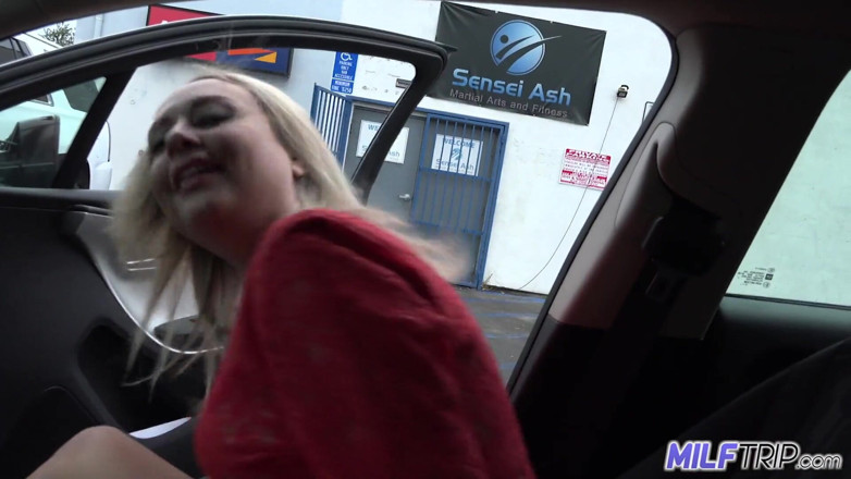 MILF Trip: Blonde MILF Elle Mcrae seduced and fucked