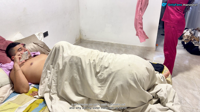 MaRaSexx: 의붓여동생, 나한테 빨면 엄마가 보기 전에 빨리 해!