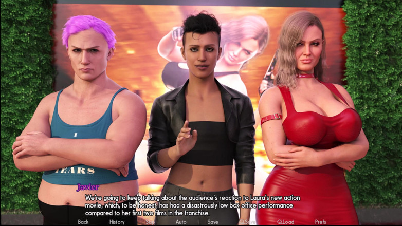 Snip Gameplay: Alternativ Shemevolution 6 Sarah și Carla distrându-se la birou