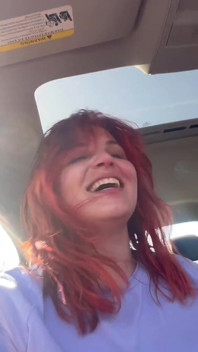 Licking Feet, Hard Face Slapping While Driving