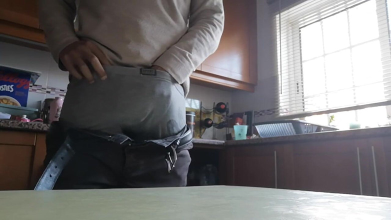 Rafael Torreano: Jerking off Session in the Kitchen and Shooting My Cum...