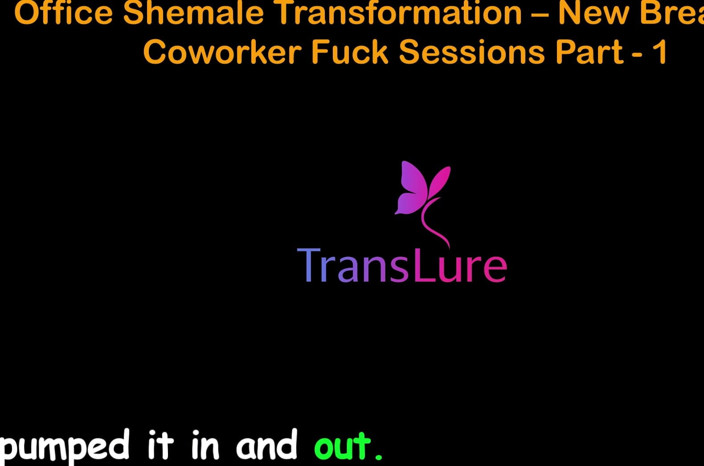 TransLure: Engelsk ljudsexhistoria - Office Shemale Transformation - Nya bröst &amp;medarbetare knull sessioner - Del 1