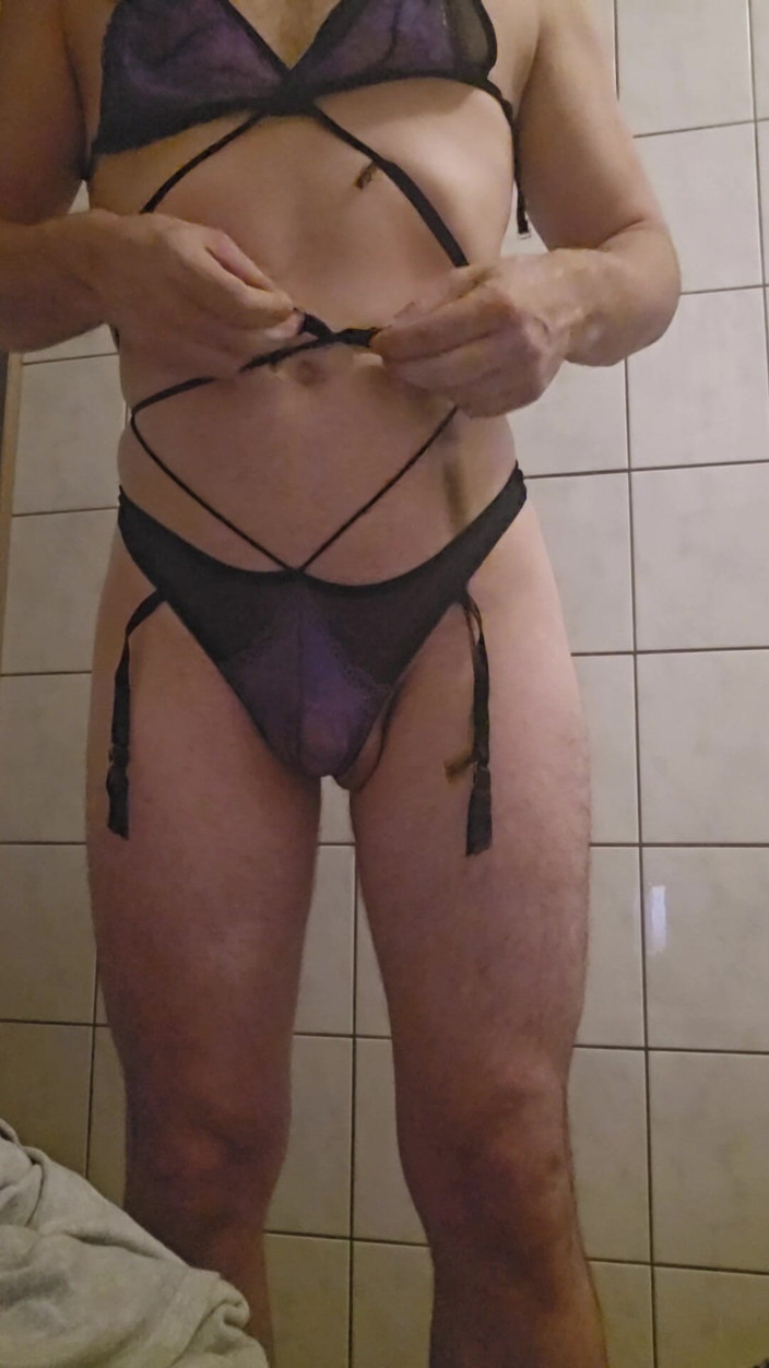Fit lingerie boy: Sissy