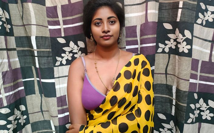 Your Lalitha: Sexy teen (18+) manželka volá manžela k sexu odstraněním sárí