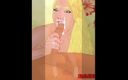 Back Alley Toonz: Cuplikan video seks anal cewek semok rambut pirang dengan tubuh...