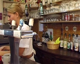 Planete Francaise: Petite French Waitress Pounded in Gang Bang Show