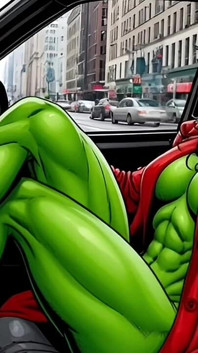 ムラムラした筋肉質なMILFドミナトリックスが車内でセックス