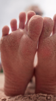 Worship My Feet on Public Beach and Get My Permission to Cum