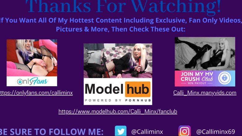 Calli Minx: Cumming cumming and more cumming