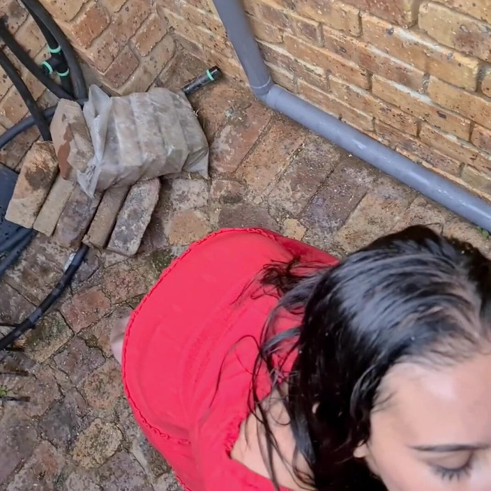 domslutfucker: Teen Ally Mouth Piss and Cock Sucking, POV