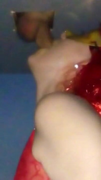 Milking table, cum in mouth