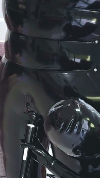 Inflatable Suit Edging and Denial, Full - Alex Latex
