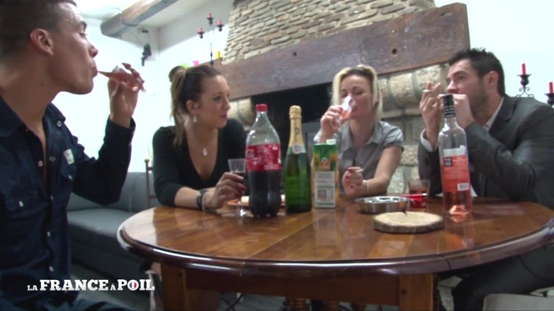 La France a Poil: Swingers Night with Two Couples in Loves with Hard Double...