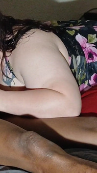 All She Want to Do Is Suck Fuck It Good but Cum Loving Slut Drains Him