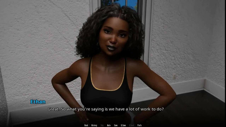 Dirty GamesXxX: WVM: Ebony cheerleader and female couch - ep. 17
