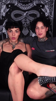Double dom sph : deux femmes humilient ton petit pénis