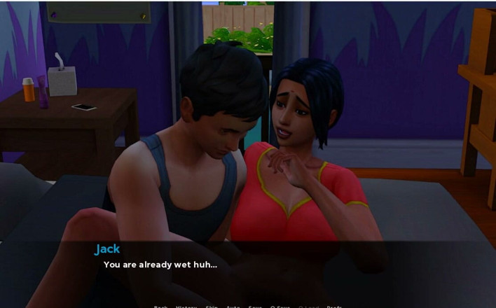 XXX Games Bunk: Insimology - Gameplay - Roleplay - Saree -desi Maid Fucks Owner Stepson in Bed