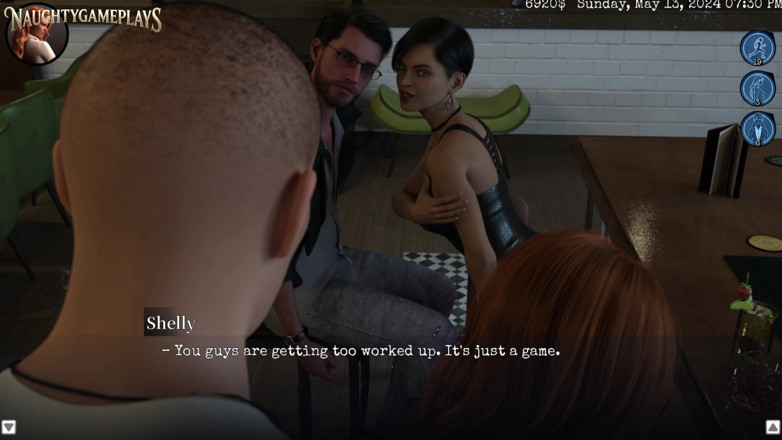 Naughty gameplays: Sempadan moral (bahagian 22) oleh permainan novel - isteri memberikan tarian seksi kepada...