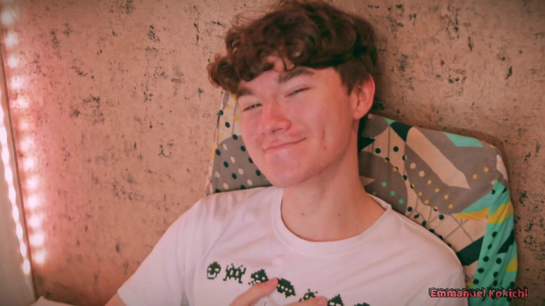 Emmanuel Kokichi: Sevimli latin twink emmanuel kokichi ilk kez otomatik mastürbasyon oyuncağı...
